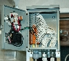 Interior of new rack control