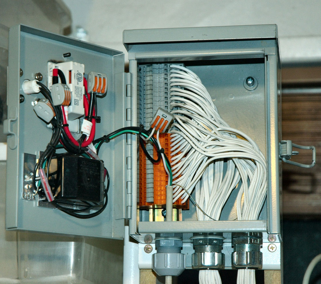 Interior of new rack control