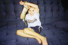 My son & his snake