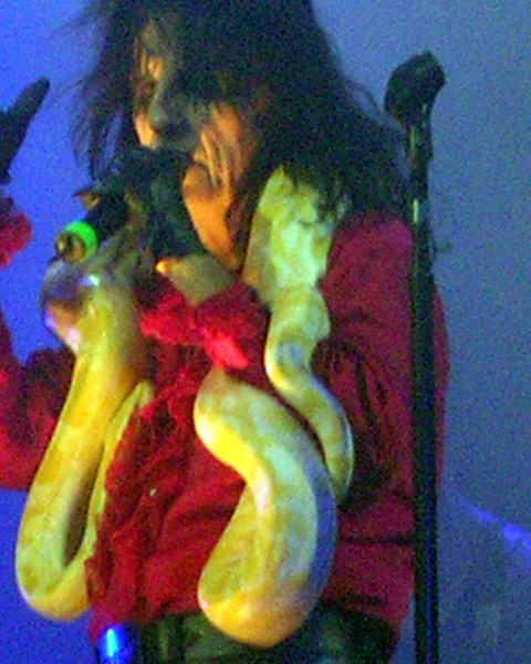 Lourdes and Alice Cooper