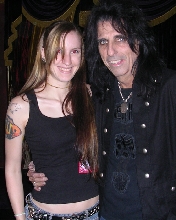 Crystal and Alice Cooper