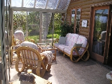 Inside of sunroom
