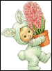 Bunny with flower