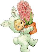 Bunny with flower
