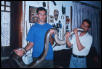 Greg & friend & Papuan python