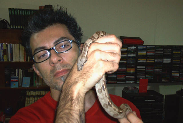 Greg and juv. Boa constr. imperator