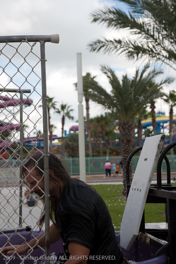 Action at the kingsnake.com charity dunk tank.