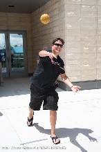 Action at the kingsnake.com charity dunk tank.