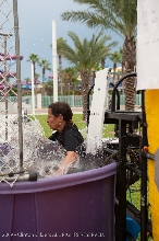 Action at the kingsnake.com charity dunk tank.