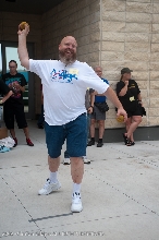 Action at the kingsnake.com charity dunk tank.