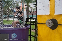 Action at the kingsnake.com charity dunk tank.