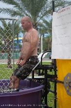 Action at the kingsnake.com charity dunk tank.