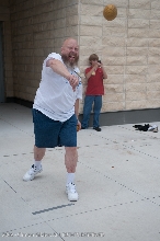 Action at the kingsnake.com charity dunk tank.