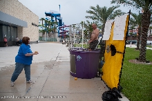 Action at the kingsnake.com charity dunk tank.