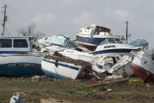 Hurricane Ike aftermath