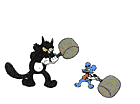 Me an Peppir Fightink. Hims da mouse