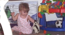 Caitlin and Goofers playing