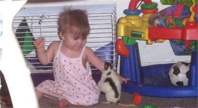 Caitlin and Goofers playing