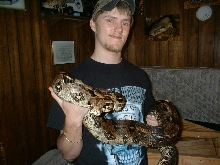 Me with a Red Tail Boa