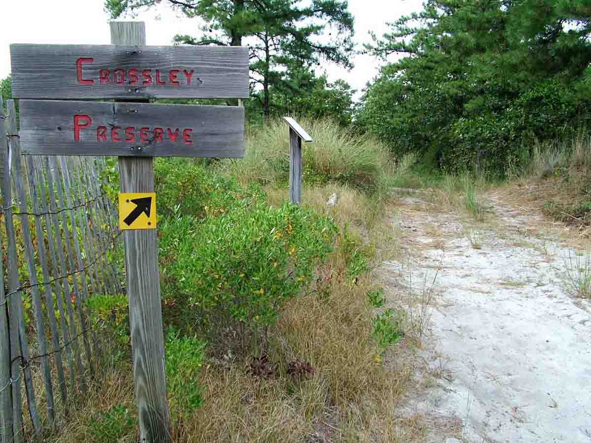 Crossley preserve sign
