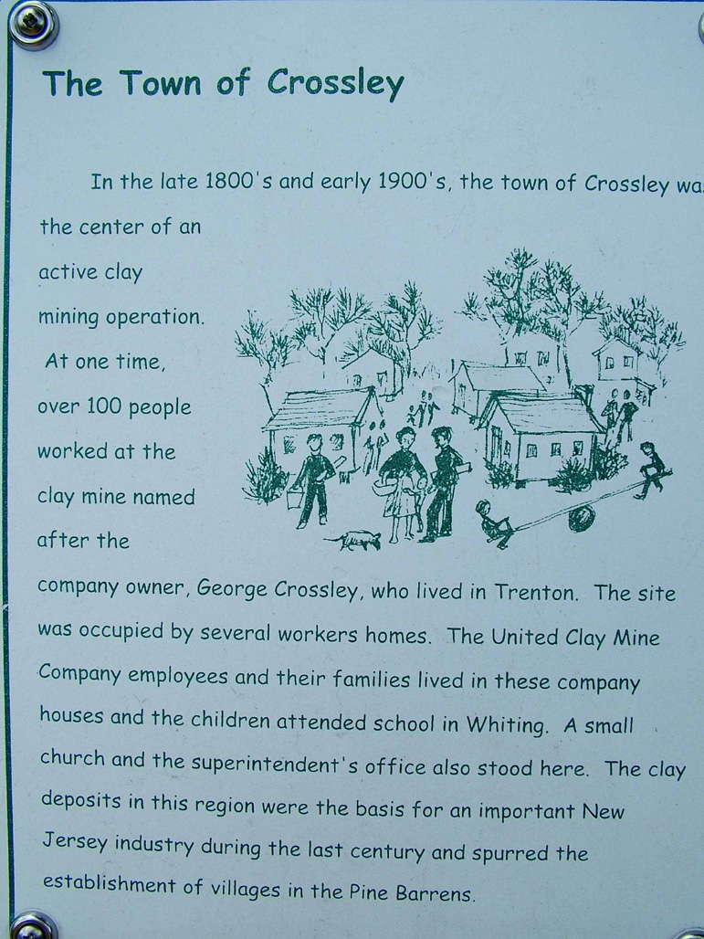 Town of Crossley sign