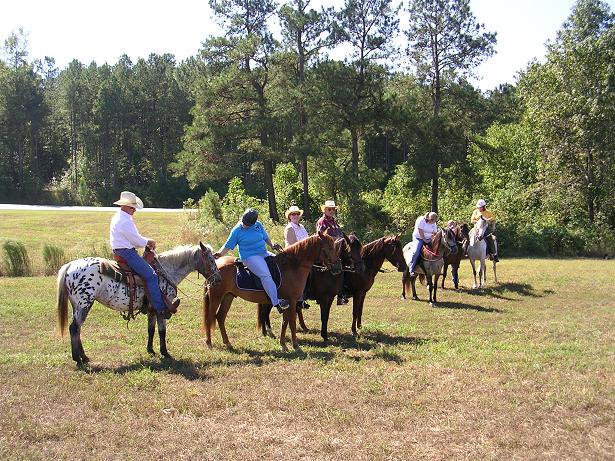 last group of riders