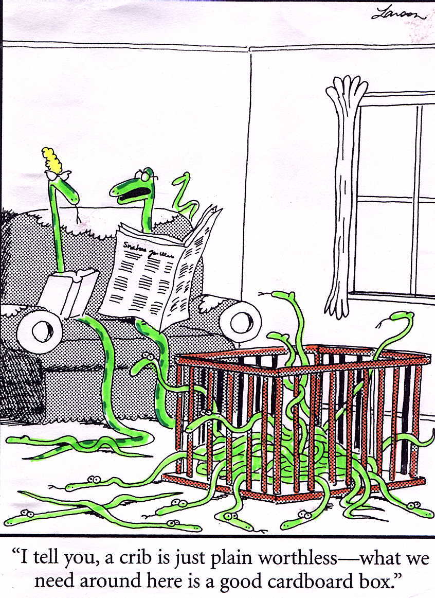 Larson's humour
