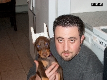Chino`s first day home