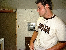 Me in the snake shed