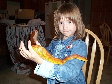 my little step sis and my snake