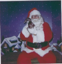 Pistashio Seeing Santa