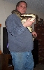 Me and my Amethystine Python