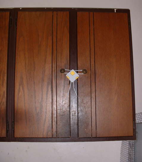 baby-proof lock for closets