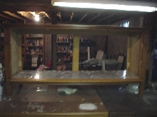 Enclosure being built