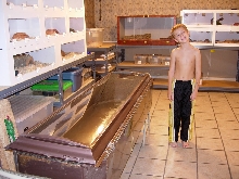 Matt and the Coffin (soon to be cage)