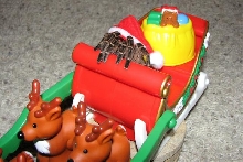 Santa Tarantula and Sleigh