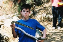 me with gopher snake