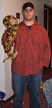 Mike and Ruby ( 6ft female Colombian Boa)