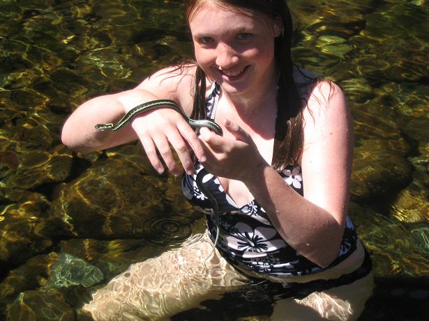 Garter snake I caught