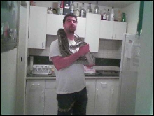 me & my 11 footer in the kitchen