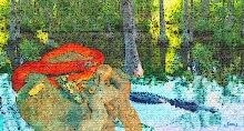 "The Blood Red  and the Alligator"