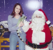 Sebastian With Santa