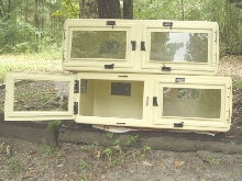 Neodesha 4 ft cages front doors