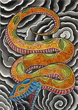 yellow snake
