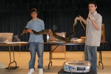 Snake Show For School Me and Lil Bro