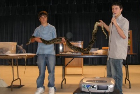 Snake Show For School Me and Lil Bro