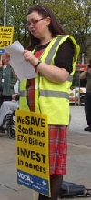 Carer march