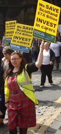 Carers March Edinburgh 2009