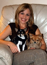 me and pups xmas 2005
