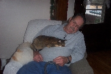 Papa and kitties